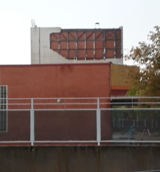 Daños en el auditorio de Argamasilla de Alba