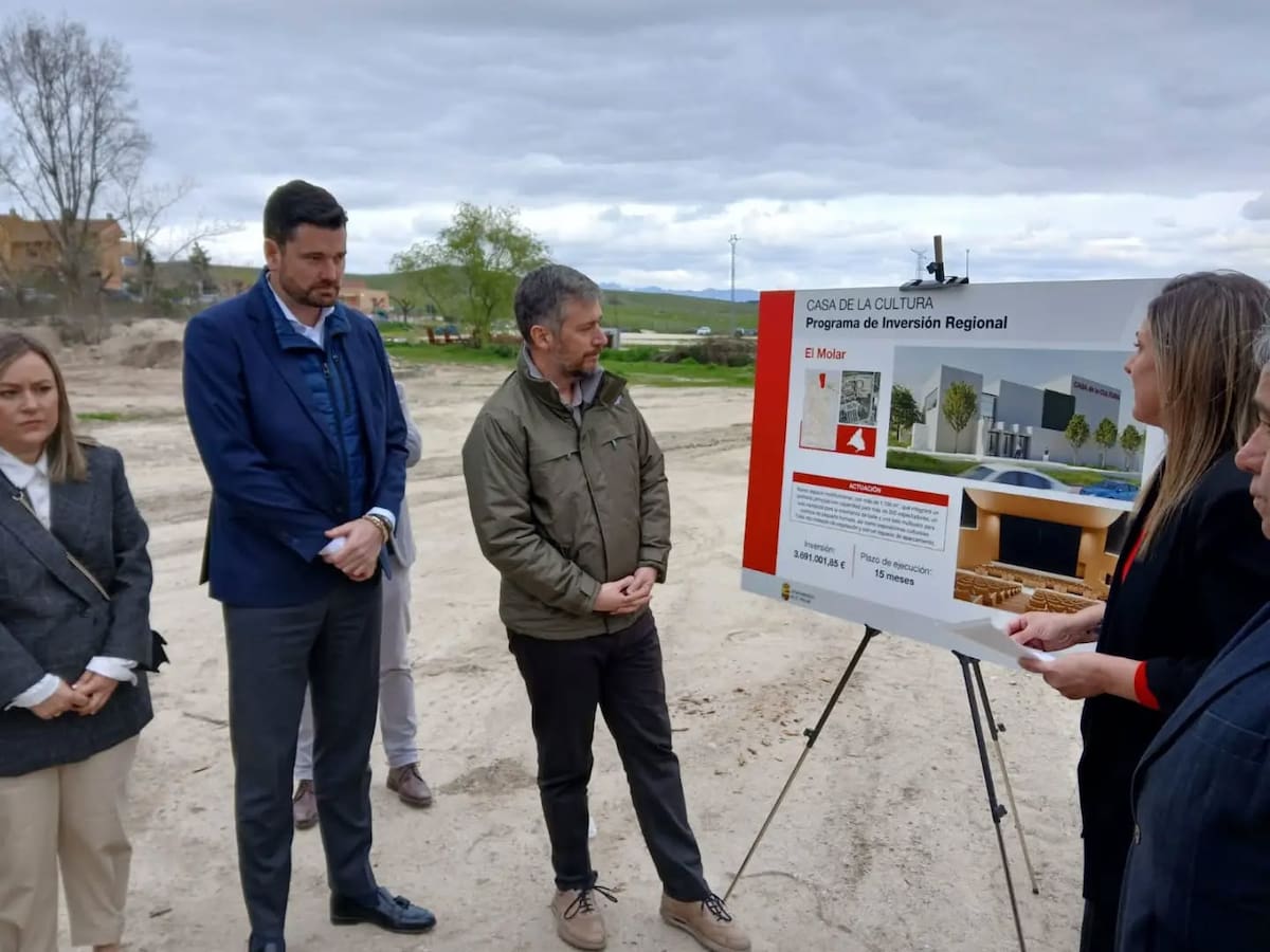 Arranca en El Molar la construcción de la Casa de la Cultura ‘Juan Moreno Aguado’