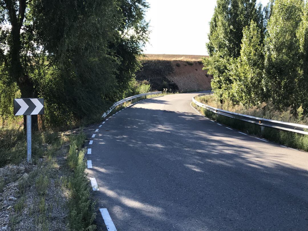 Una de las carreteras arregladas en el Plan Provincial