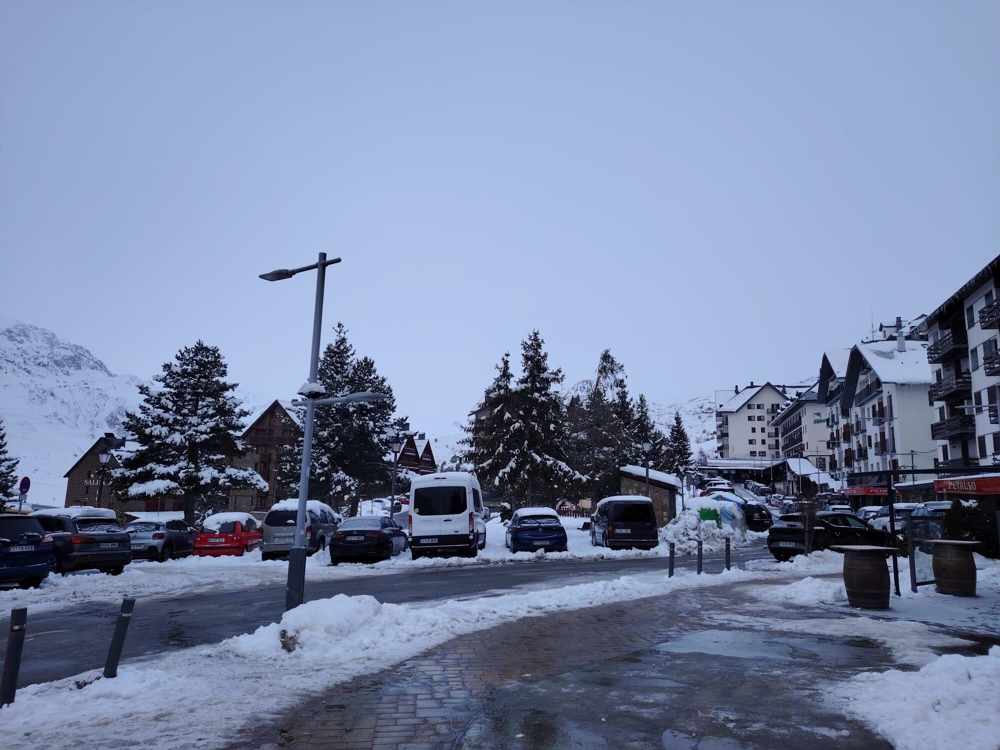 Urbanización de Formigal el pasado 9 de febrero 2025