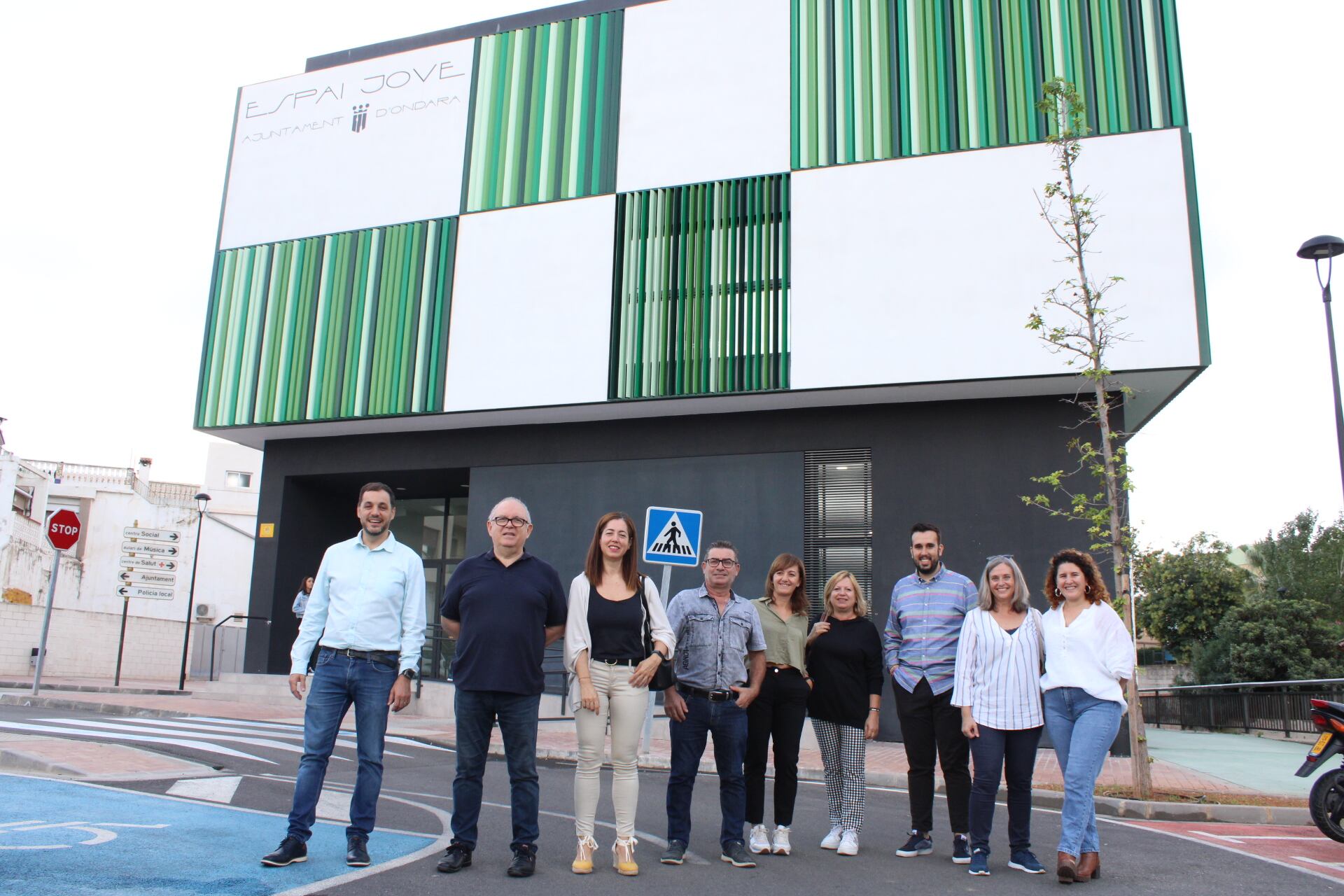 Visita del director general del IVAJ, Jesús Martí.