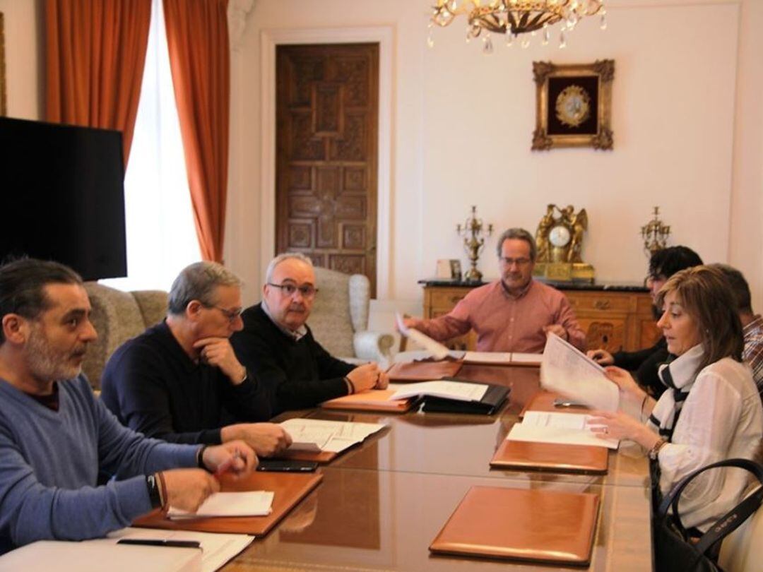 Mesa del dialógo social en el Ayuntamiento de Zamora