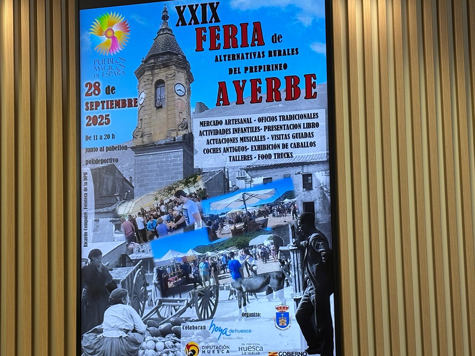 Cartel anunciador de la XXI Feria de Alternativas rurales del Prepirineo