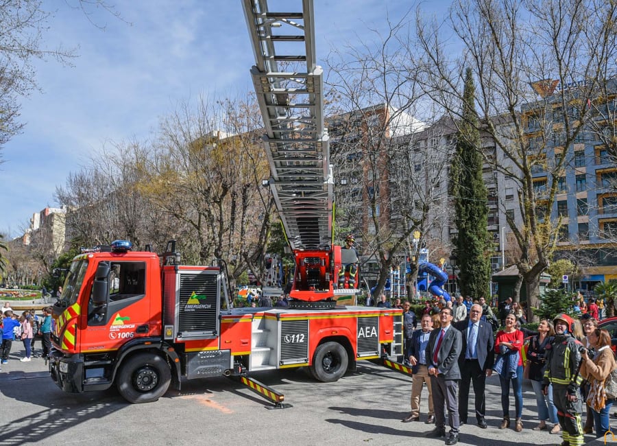 Nuevo camión de bomberos en Puertollano / Diputación de Ciudad Real