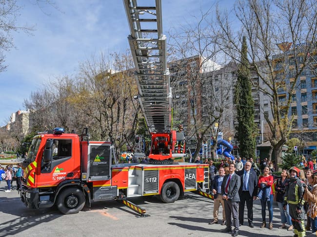 Nuevo camión de bomberos en Puertollano / Diputación de Ciudad Real