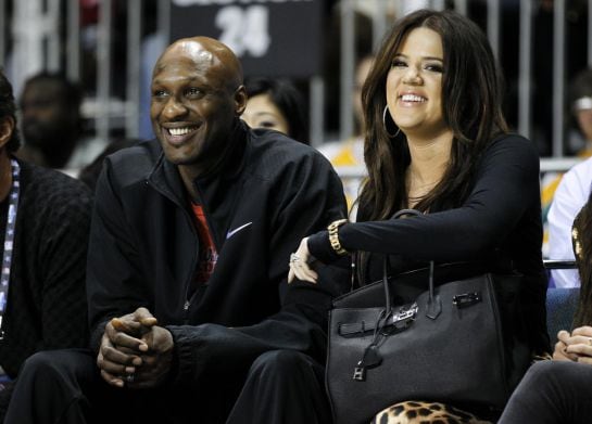 Lamar Odom y su exmujer, Khloe Kardashian, en una imagen de archivo