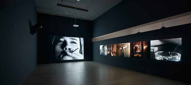 'Chantal Akerman. Encarar la imagen'. Vista general de la exposición.