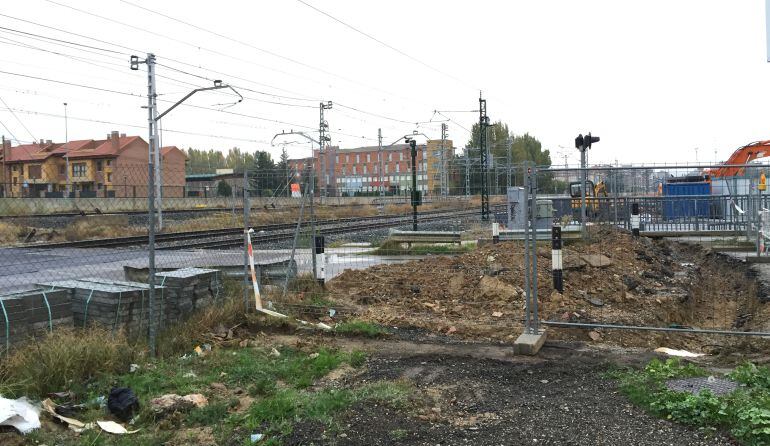 Las obras de la pasarela de Los Tres Pasos siguen a buen ritmo