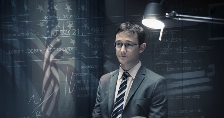 Fotograma de &#039;Snowden&#039;, película de Oliver Stone protagonizada por Joseph Gordon-Levitt