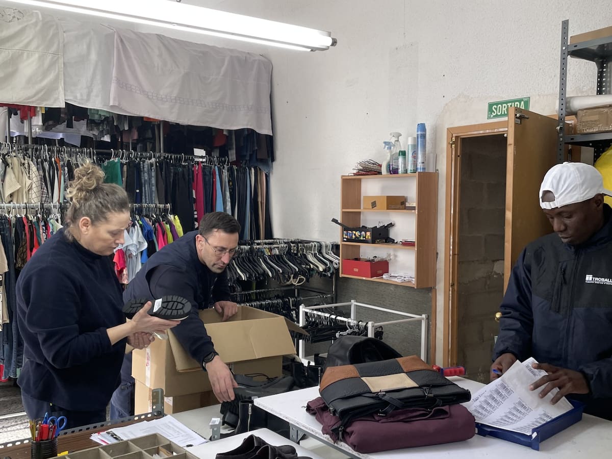 Càritas recull més de 785 tones de roba a Lleida al 2025, un 8,3% més
