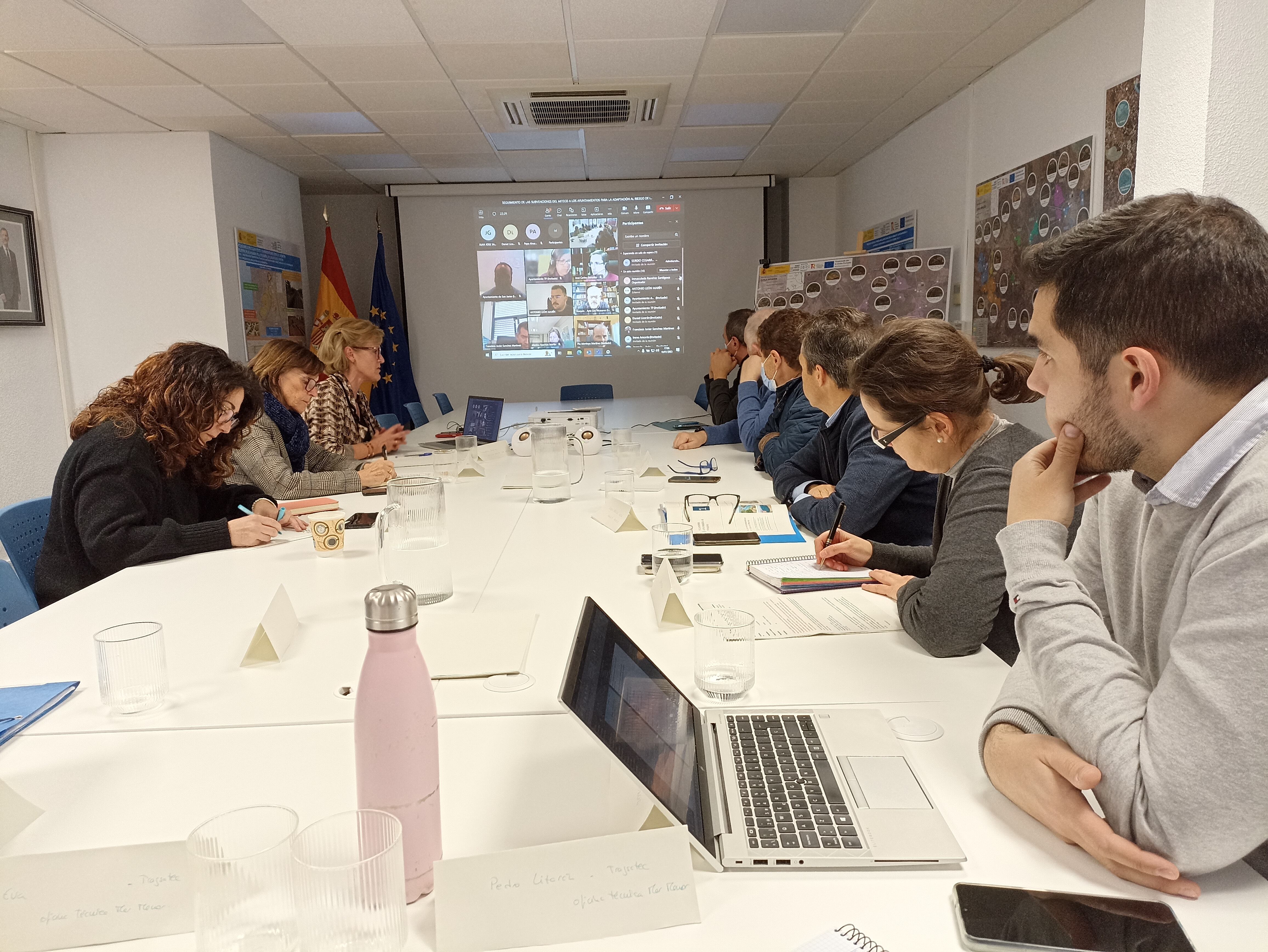 Reunión de coordinación con los técnicos municipales y las concesionarias del sistema de abastecimiento y saneamiento de los ocho ayuntamientos de la cuenca vertiente del Mar Menor