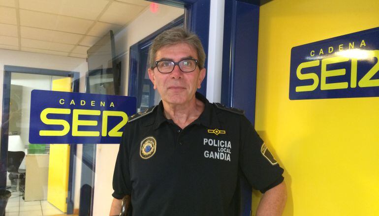 Marc Cuesta, jefe de la Policía Local de Gandia. 