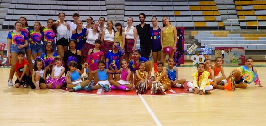Participantes en la fiesta fin de temporada del Club Roller Dream Huesca