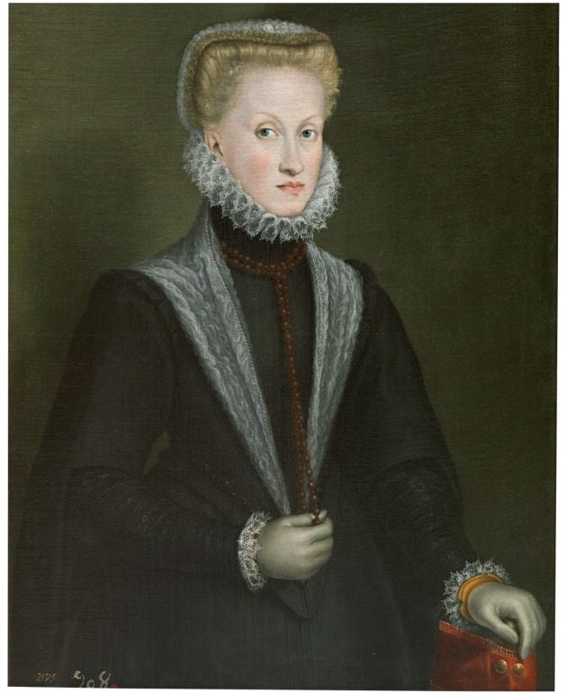 Retrato de la reina Ana de Austria (Sofonisba Anguissola)