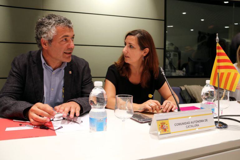 Oriol Amorós y Georgina Oliva.