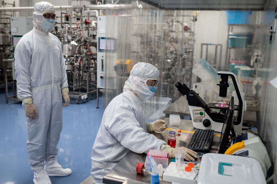 Laboratorio en China.