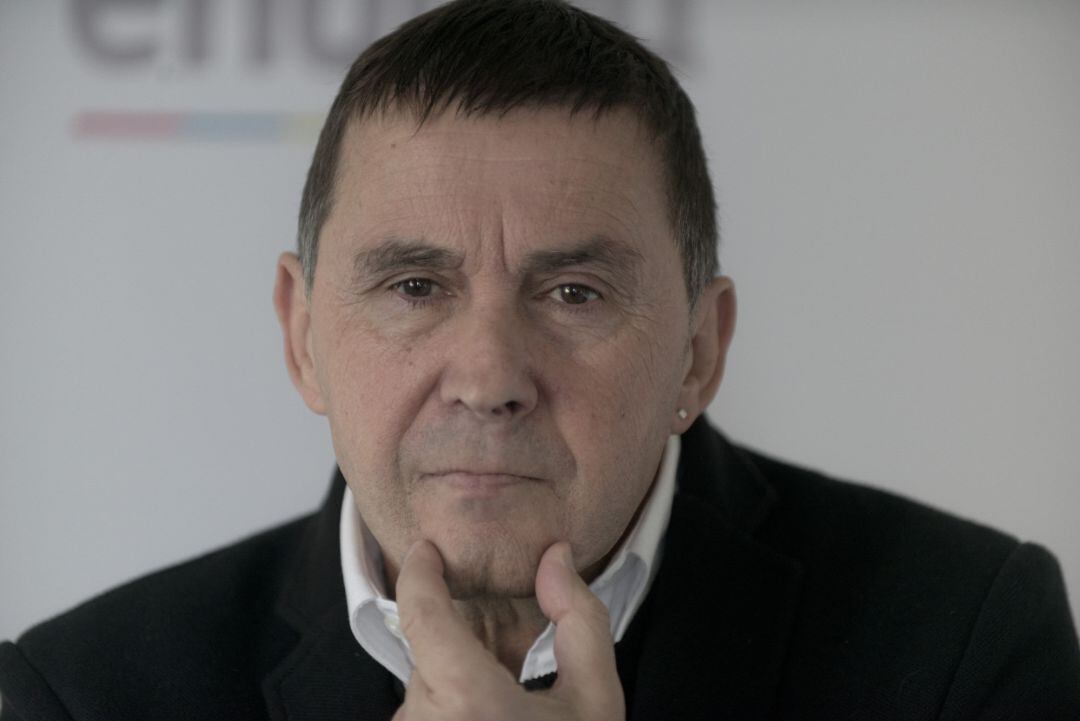 Primer plano al coordinador general de EH Bildu, Arnaldo Otegi