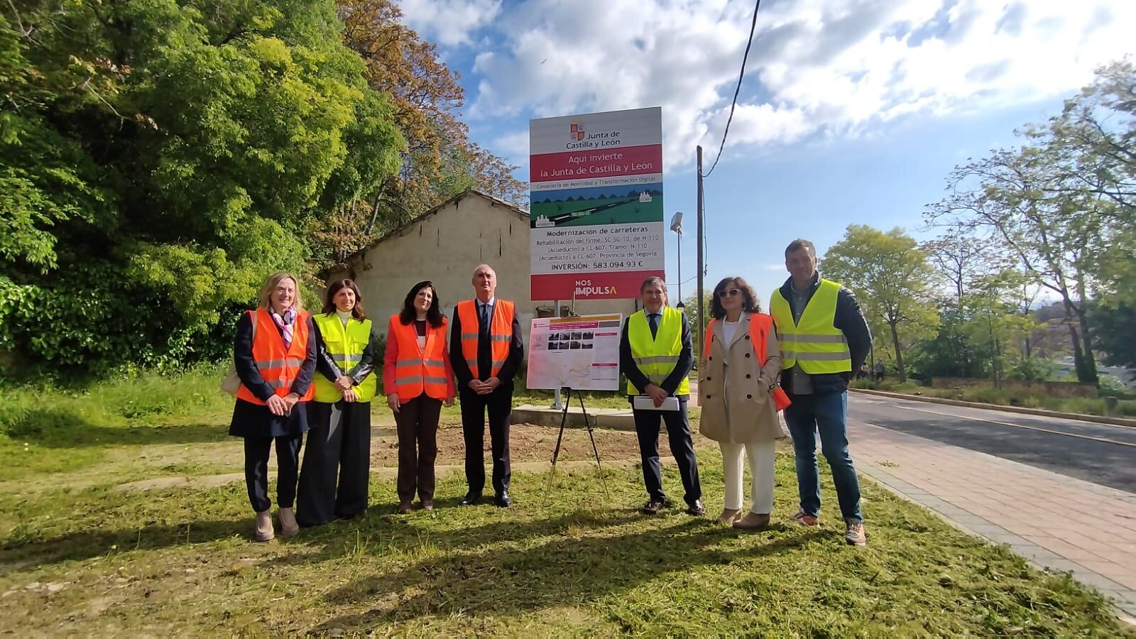 presentación de las obras en el Paseo Santo Domingo de Gúzman