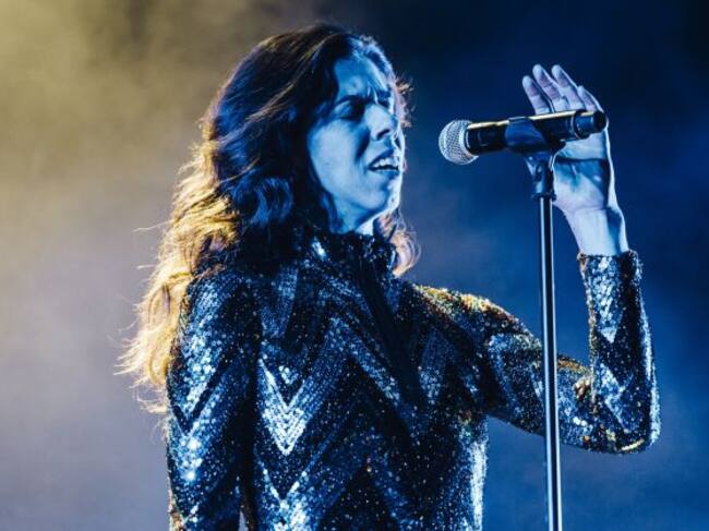 Julia de Castro durante la presentación de 'La historiadora' su primer disco en solitario