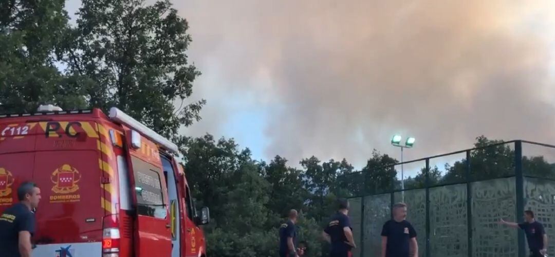 Incendio de Miraflores de la Sierra