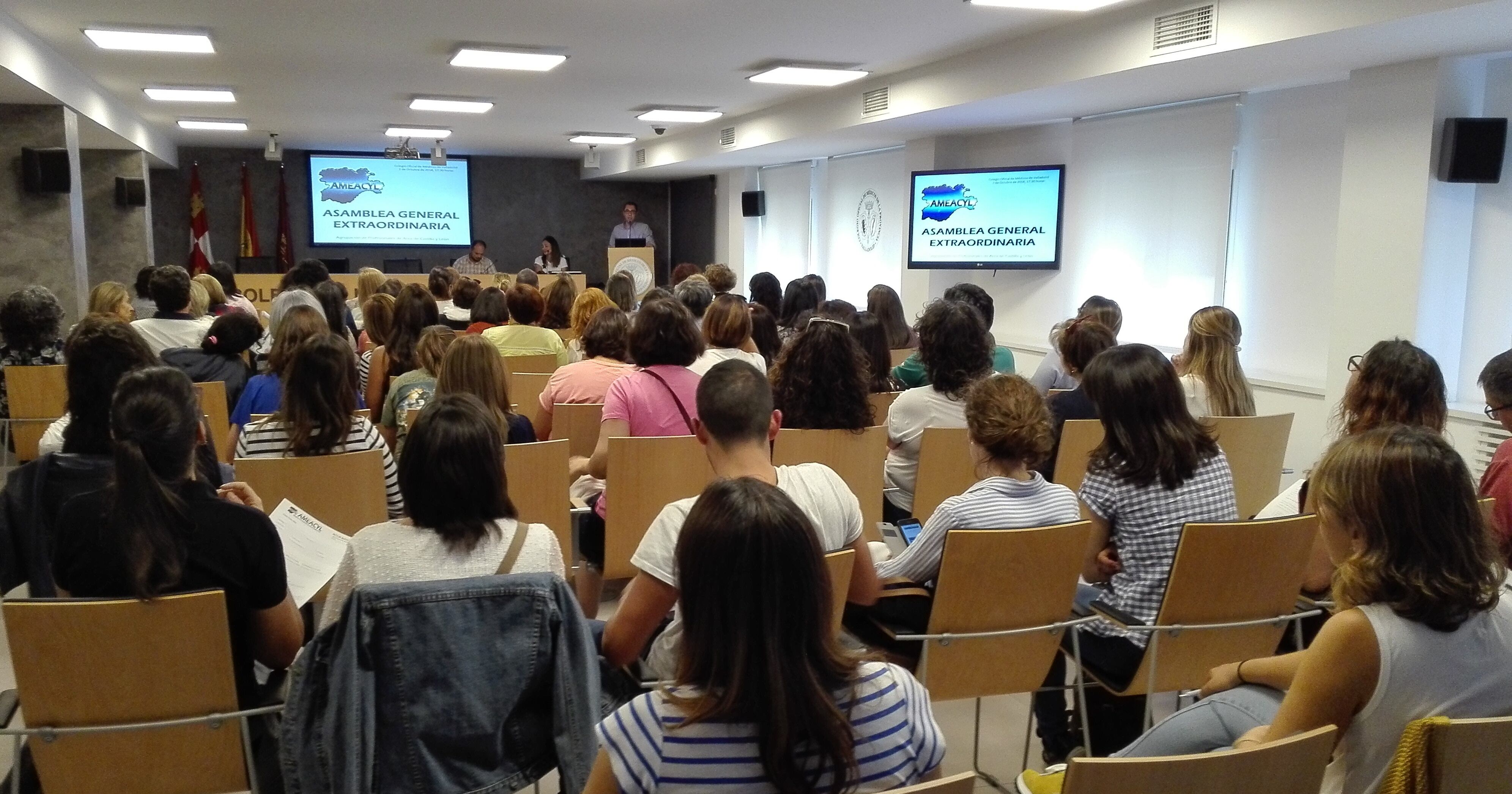 Imagen de una asamblea de la agrupación