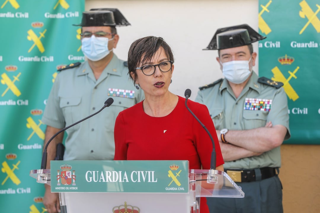 María Gámez, directora general de la Guardia Civil