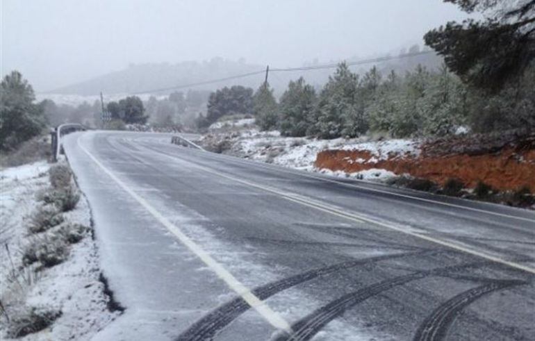 La nieve deja estampas como la que refleja la foto en el norte de la provincia