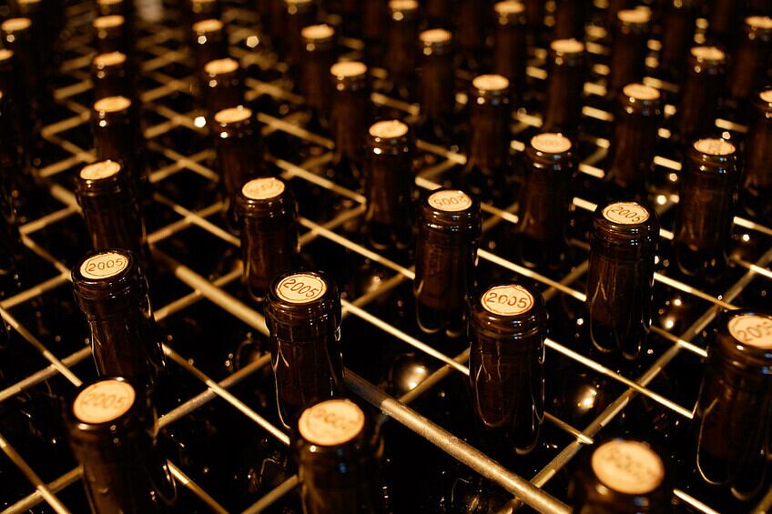 Ampolles de la DO Empordà.