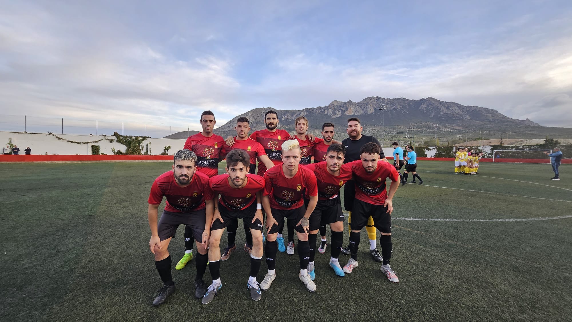 Equipo titular del Jódar C.F. ante el C.P. Huelma