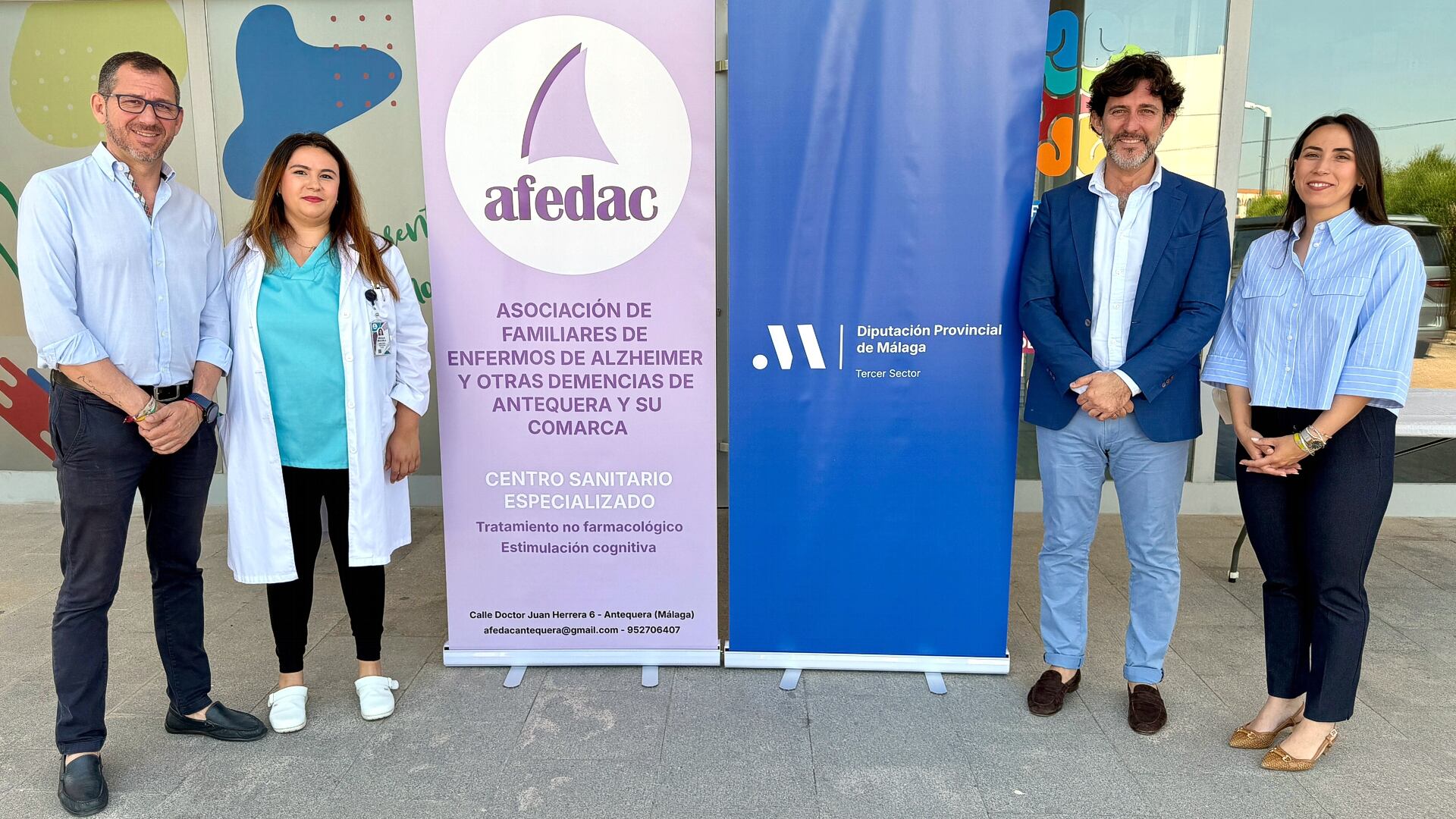 El diputado de Tercer Sector, Francisco José Martín, asiste a la primera sesión del nuevo proyecto de AFEDAC