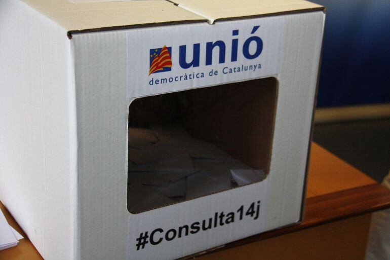 El &#039;sí&#039; s&#039;imposa amb un 50,90% dels vots a la consulta interna d&#039;Unió davant del 46,19% a favor del &#039;no&#039;