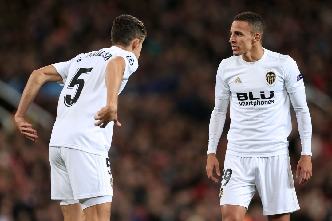 Rodrigo y Paulista la temporada 18-19 con el Valencia