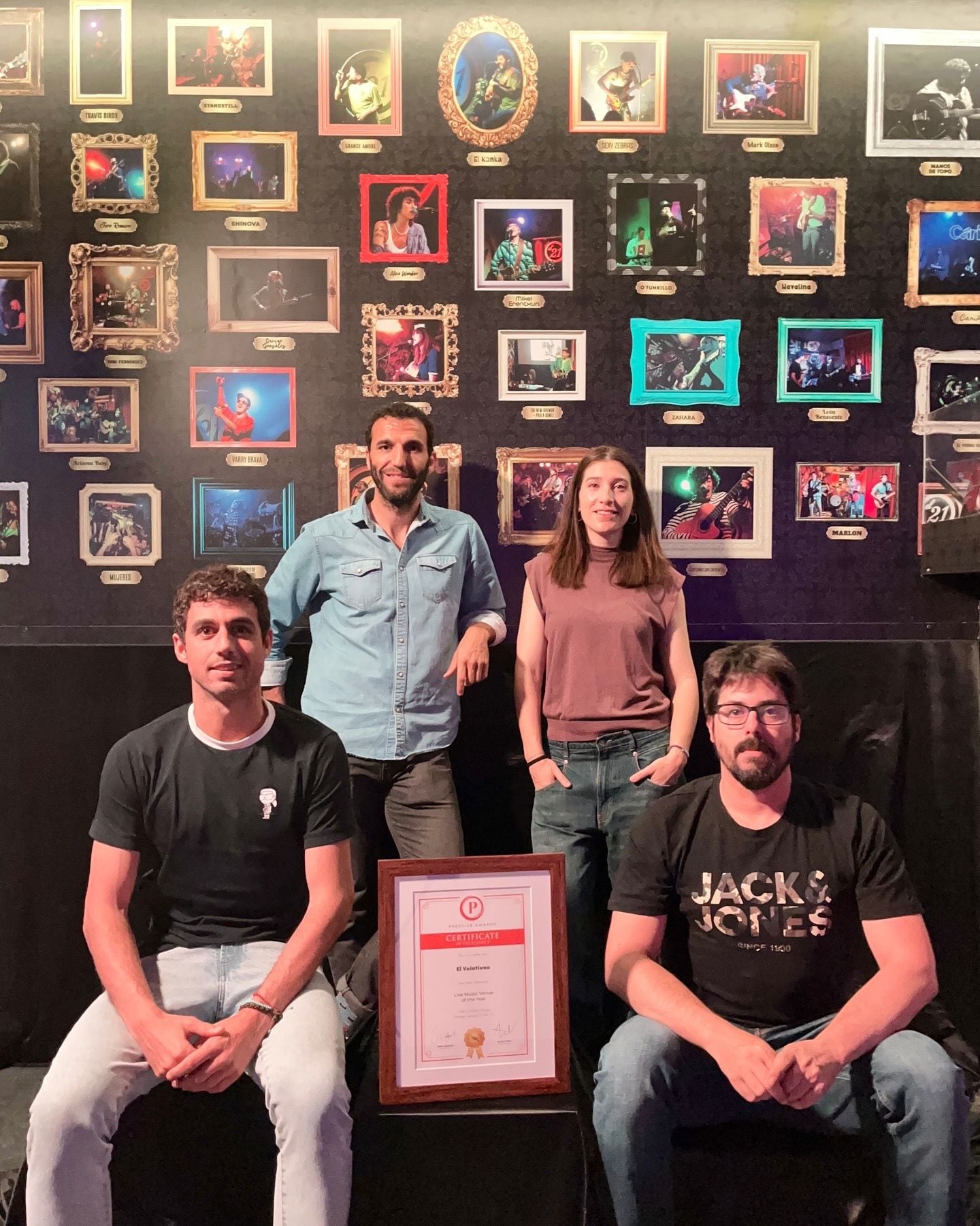 Equipo de la sala de conciertos 'El Veintiuno'