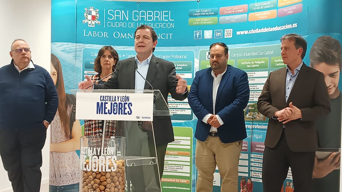 Mañueco se compromete a paliar la falta de suelo industrial en Aranda si continúa al frente de la Junta