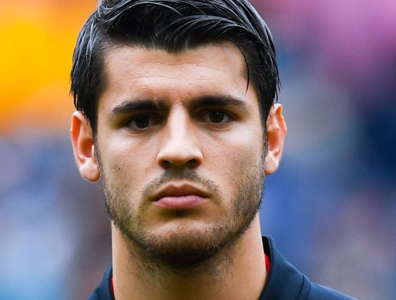 Primer plano de Álvaro Morata