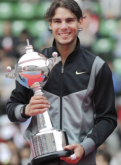 Nadal celebra el título de Tokio