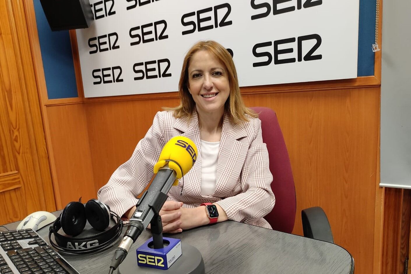 La eurodiputada ha visitado los estudios de SER Toledo Cristina Maestre