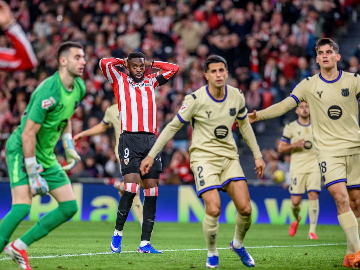 ¿Era roja a Cubarsí por su acción con Iñaki Williams? Iturralde González resuelve la polémica del Athletic-Barça