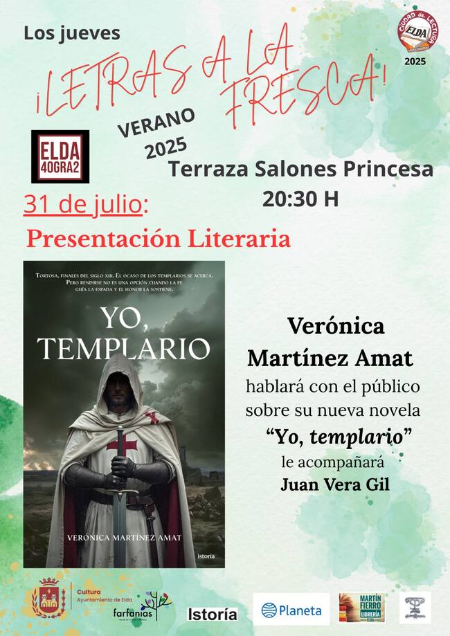 La próxima cita con Verónica será el 31 de julio, a las 20:30 horas, en la terraza de los Salones Princesa de Elda.