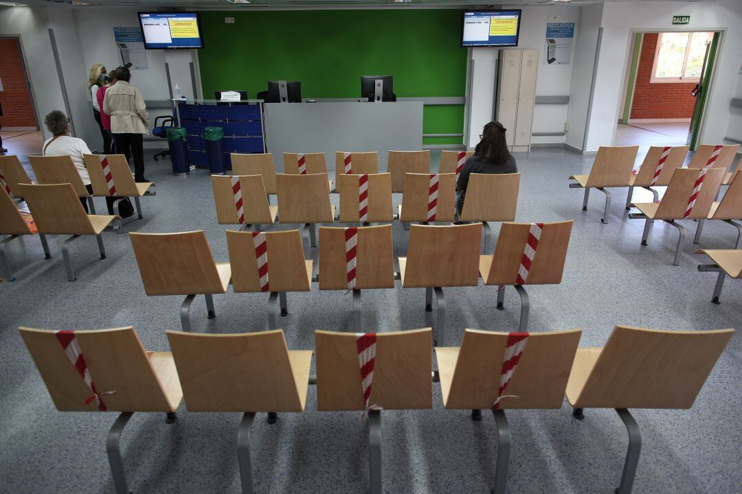 Imagen de una sala de espera del Hospital Universitario Severo Ochoa de Leganés.