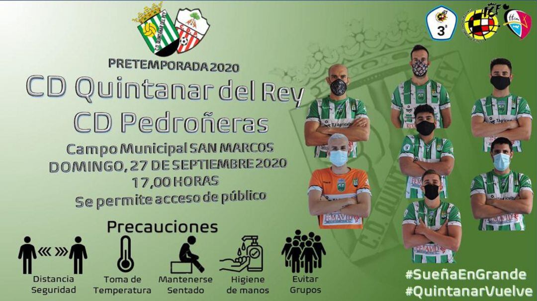 Primer amistoso del equipo contra las Pedroñeras