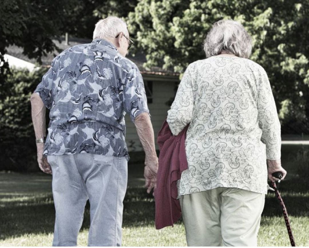 Ancianos en una residencia