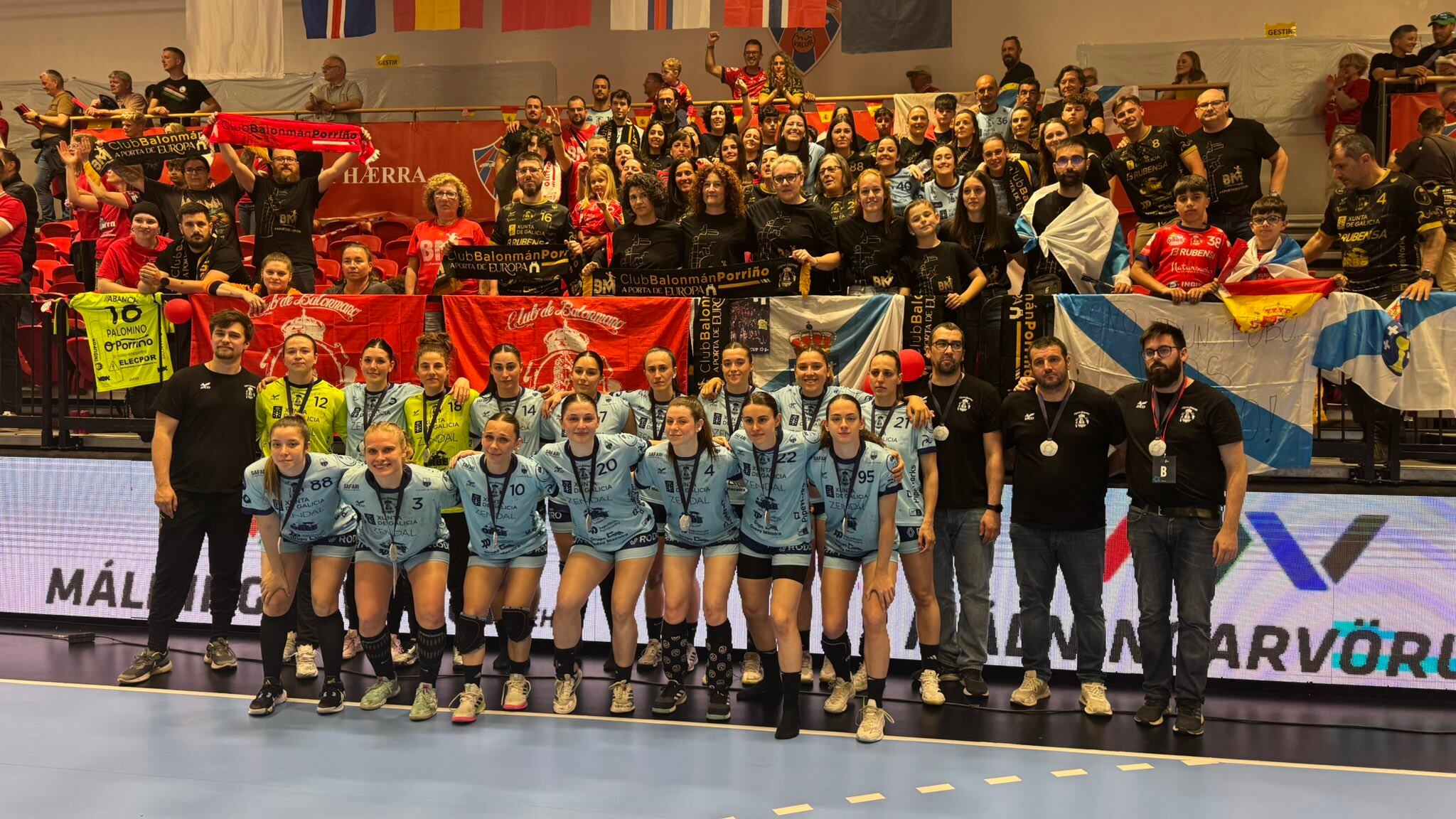 El Porriño es subcampeón de la EHF