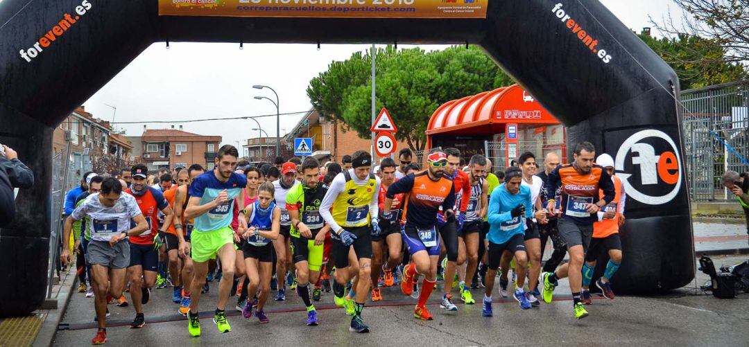 Salida de la XII Carrera Popular en el 2018