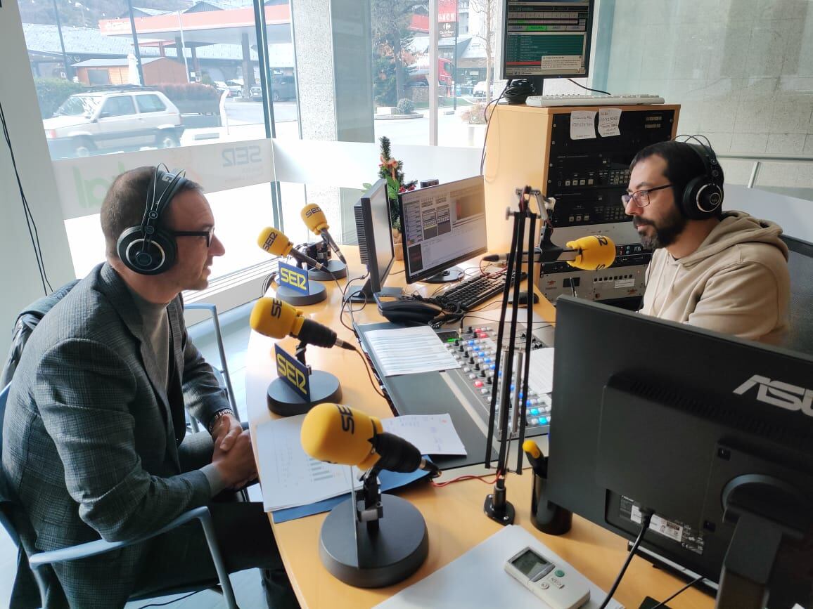 El ministre de Turisme i Comerç, Jordi Torres, a l'Aquí Andorra