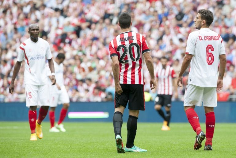 02/11/14  PARTIDO PRIMERA DIVISION  ATHLETIC DE BILBAO  -  SEVILLA
 ADURIZ LESION 