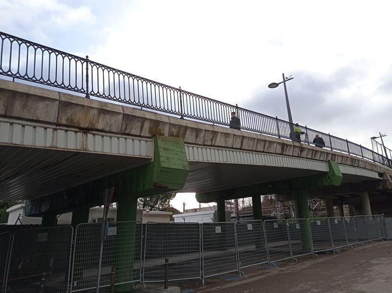 Puente situado en la Estación de Collado Villalba