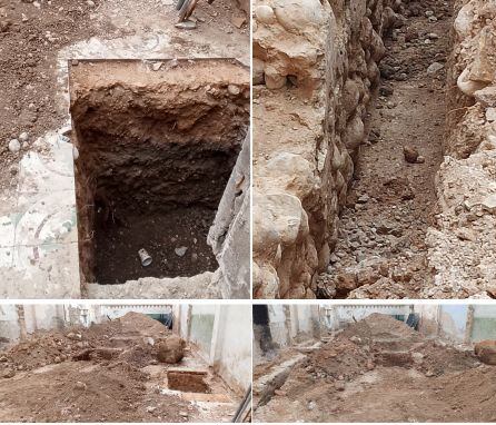 Restos arqueológicos encontrados en una obra privada en Gandia