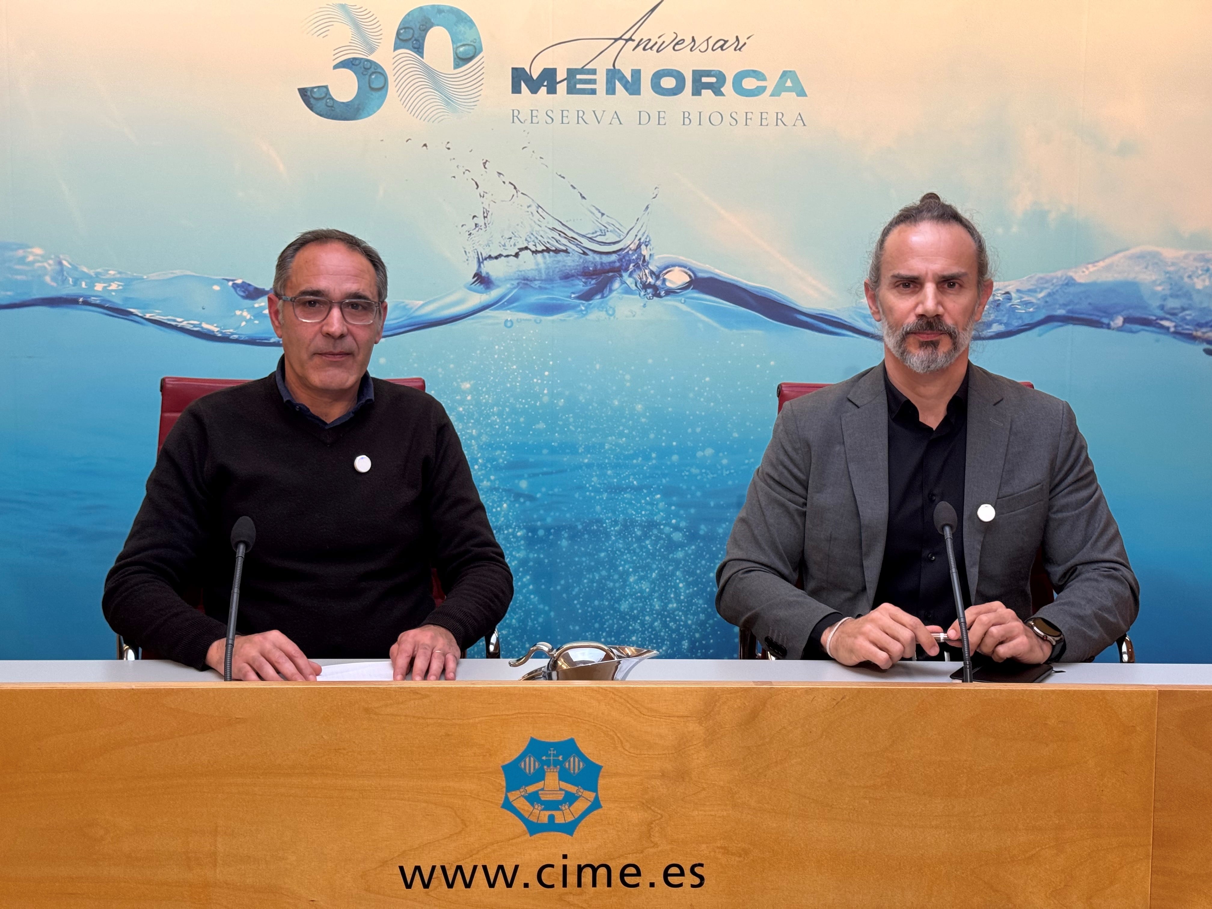 Josep Pastrana y Eduardo Robsy en roda de premsa