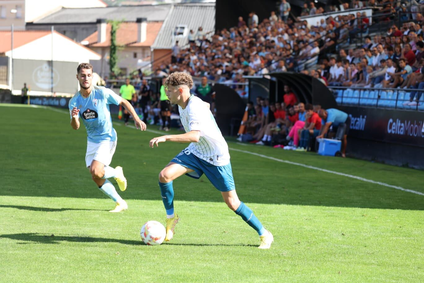 Simo, en el partido ante el Celta B (Prensa CCF)